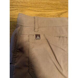Prana Shorts Mens 30 Khaki Tan Zion Cargo Belted Outdoor Hiking 12" Inseam